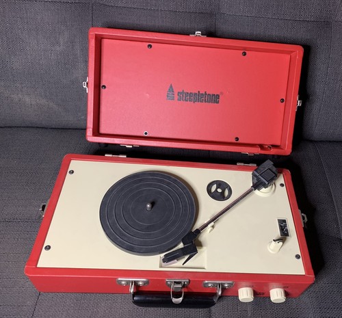Steepletone record player - record,