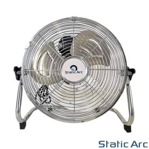 60w metal chrome - fan, 14"
