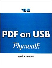 1968 Plymouth USB Shop Manual