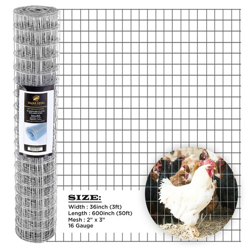 Galvanized welded wire fence