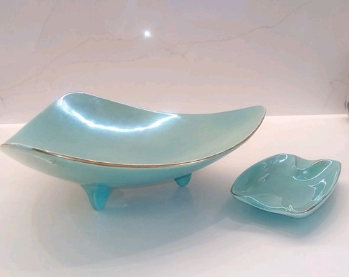 Vintage carlton ware turquoise - vintage,