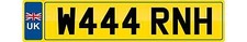 WARREN H Private number plate