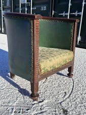 Antique Tub Chair Green