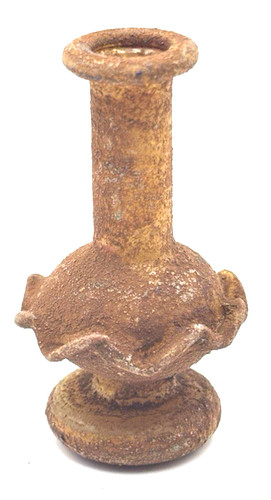 Small amber roman style glass - amber,