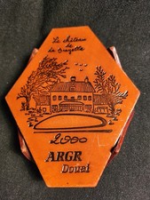 Fabulous Set of Vintage 2000 French Leatger Coasters Artisan Dunkerque Exc. Con.