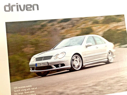 Mercedes c55 amg frameable - mercedes,