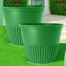 Orson Green Tall Planter