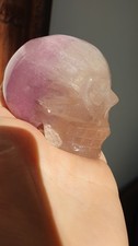 light lilac Fluorite Skull