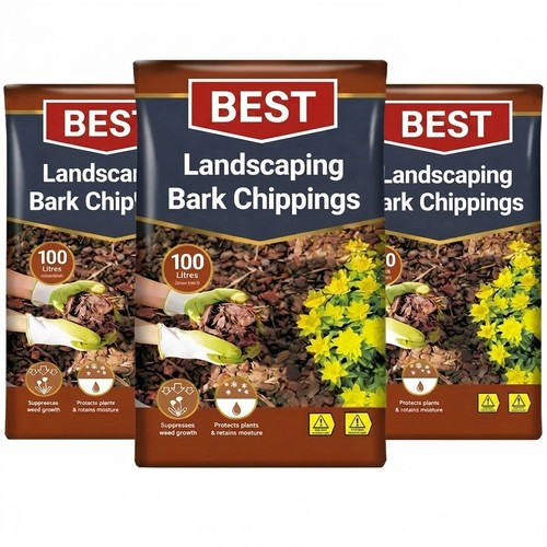 Bark chippings 100l - bark, pack