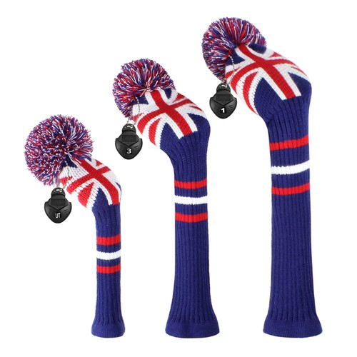 Knitted golf club head covers - knitted,