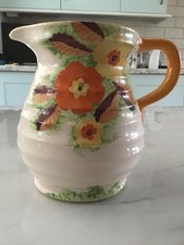 HAMPTON IVORY - SWINNERTONS - Vintage Art Deco Jug / Vase - Size 16.5cm High