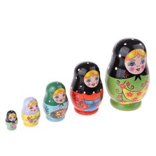 Pack 5 Russian Nesting Dolls