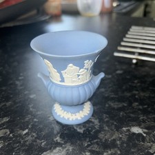 Wedgwood Blue Jasperware Urn