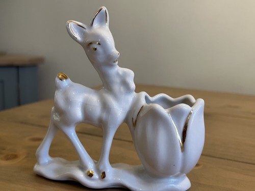 Vintage 1950s white - 1950s, ceramic