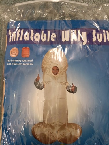 Inflatable willy suit adult - willy,