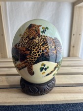Decoupage Ostrich Egg With
