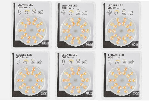 Ikea ledare gx53 - 6x,