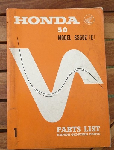 Honda ss50z parts list - honda, list,