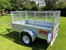 New Apache 7X4  Road Trailer Fully Galvanised Cage Trailer  UK Delivery