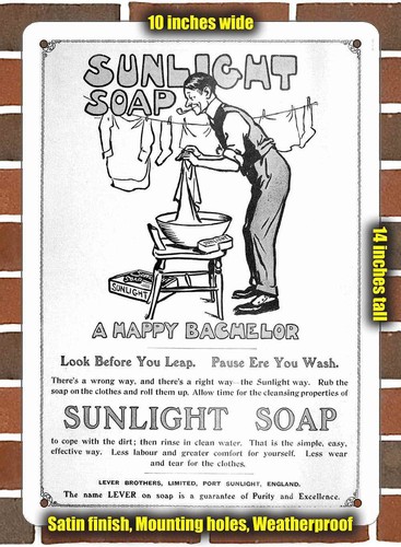 Metal sign 1907 sunlight - -,