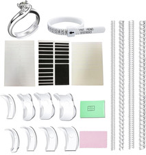 17pcs Clear Ring Size Adjuster