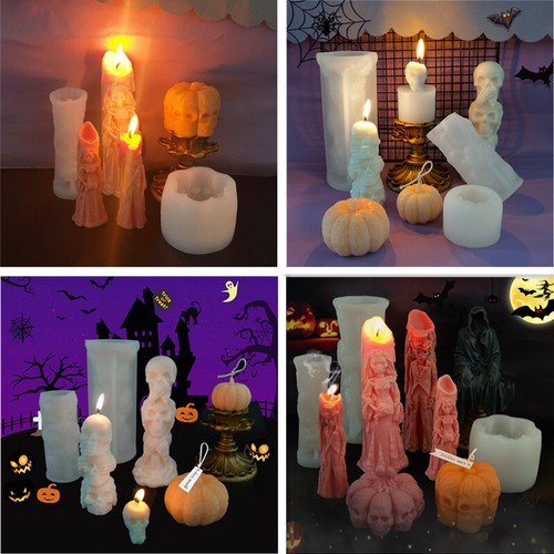 Halloween candle molds - candle, 3d