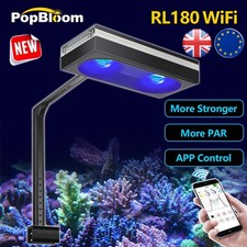 PopBloom RL180 WiFi Marine Aquarium LED Lighting Fish Tank Reef LED for Marine
