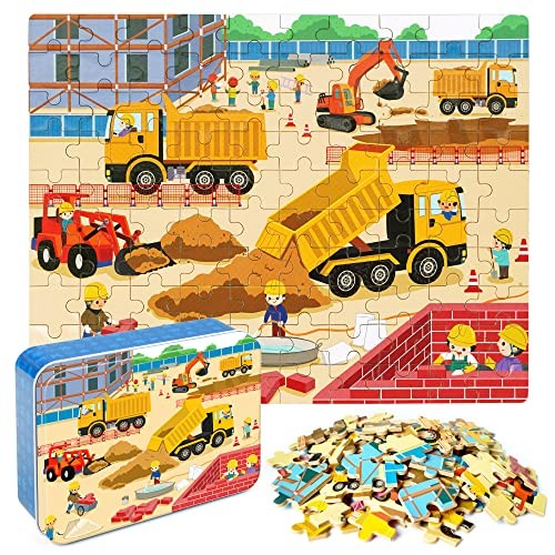 100 pieces jigsaw puzzles - puzzles, in