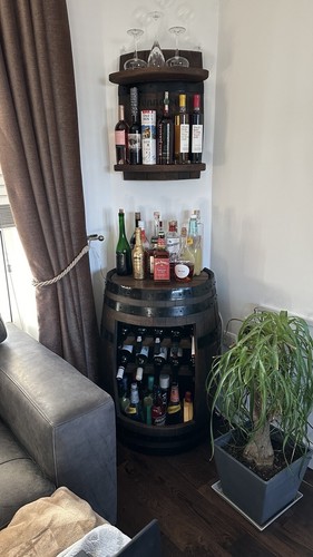 Home bar oak - oak, barrel