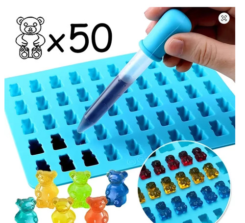 Cavity silicone gummy - silicone, bear