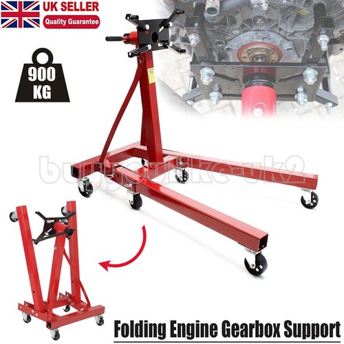 Folding engine gearbox support - engine,