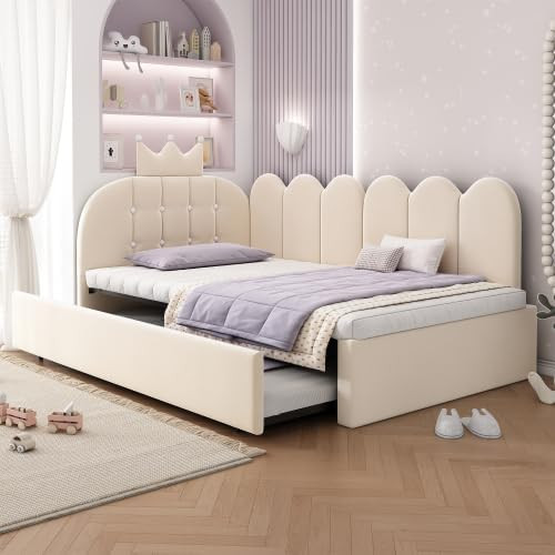 Single kids daybed trundle - single,