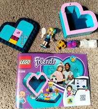 Lego Friends Heart Boxes X5 Mia, Olivia, Emma(summer), Stephanie And Emma