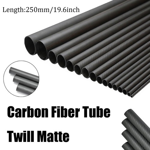Carbon fiber tube matte - 3k,