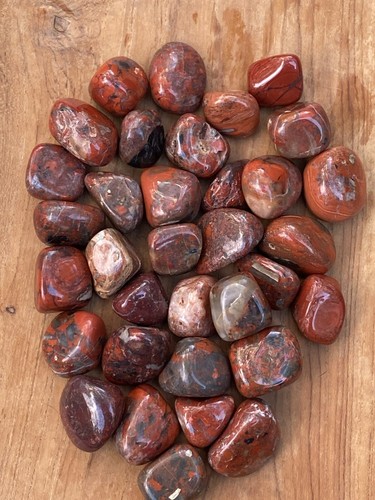 Poppy jasper brecciated - poppy, /
