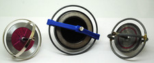 3x VINTAGE GYROSCOPE SPINNING
