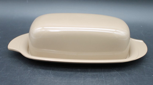 Boonton ware butter dish tan - ware,