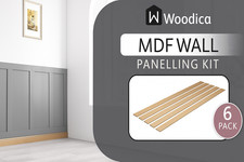 6x MDF Strips 100cm x 10cm