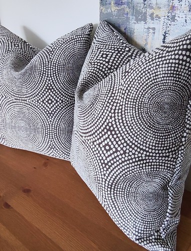 Pair new handmade cushion - of,