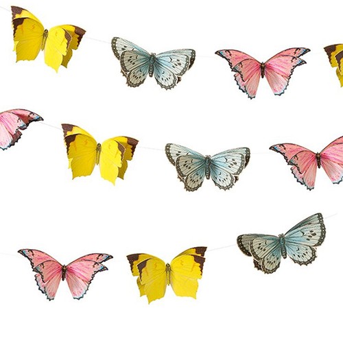 Butterfly bunting garland - butterfly,