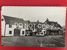 Motoring Interest - Vintage Milk Float/Shopfront, Abridge, Essex.   RPPC.
