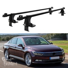 54" Lockable Bare Roof Rack Cross Bars Cargo Carrier For VW Passat CC B6 B7 B8