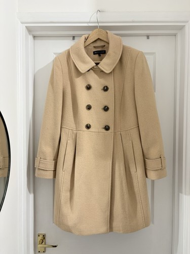 Women light camel coat - women's,