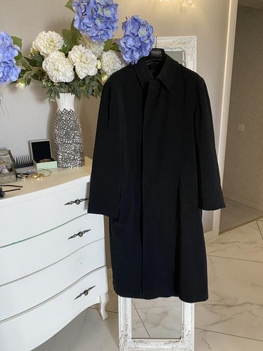 Men bugatti trench - coat, black