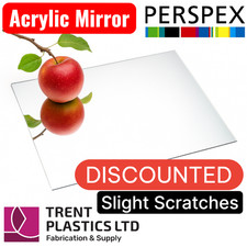 Discounted Acrylic Silver Mirror – Perspex Plastic Sheet Safety for Stables/Gym