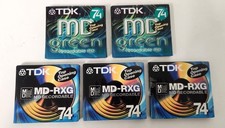 5 x  TDK MD 74 Recordable