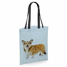 Corgi Gifts for Dog Lovers Owners - Reusable Shoulder Tote Bags on - 4 Colours