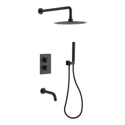 Concealed thermostatic rain - concealed,