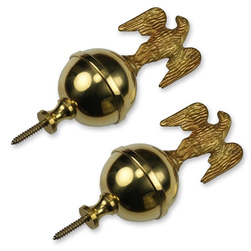 Clock brass finial - finial, spire