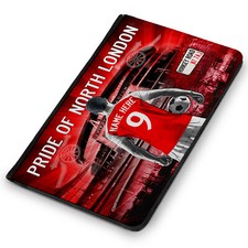 Personalised Arsenal Passport Case Football Travel ID Card Holder Mens Gift AF07
